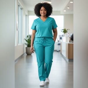 Scrubstar Performance Scrub Pants 3XL Aquamarine Blue Straight Leg